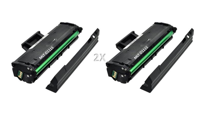 Imagem de Kit 2 unidades - toner compatível com samsung d111 d111s mlt-d111s m2020 m2070 m2020w m2020fw m2070w m2070fw