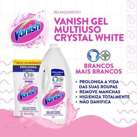 Imagem de Kit 2 Vanish Tira Mancha s Cloro Multiuso Crystal White 1,2L