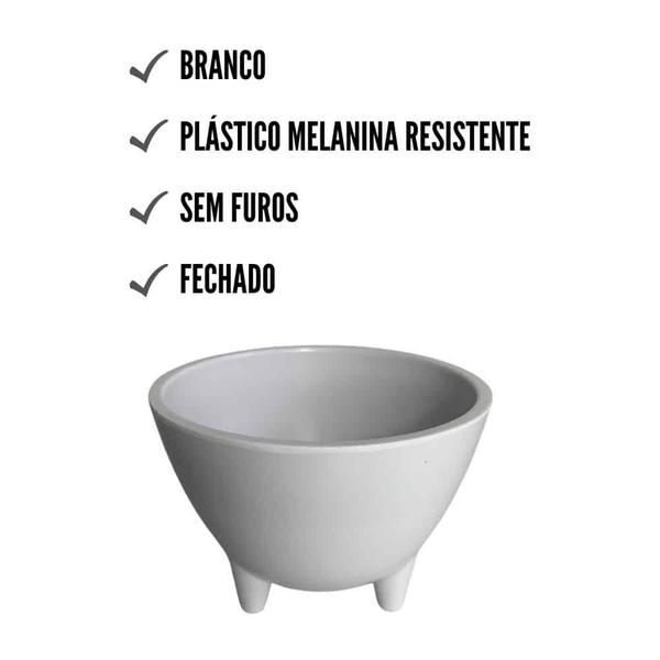 Imagem de Kit 2 Vasos Decorativo Cachepot Redondo p/ Plantas e Flores