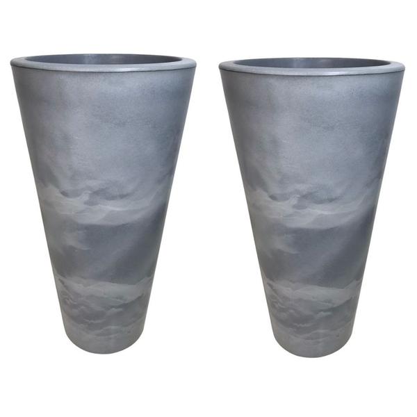 Imagem de Kit 2 Vasos Grandes 52cm De Polietileno Para Plantas e Flores