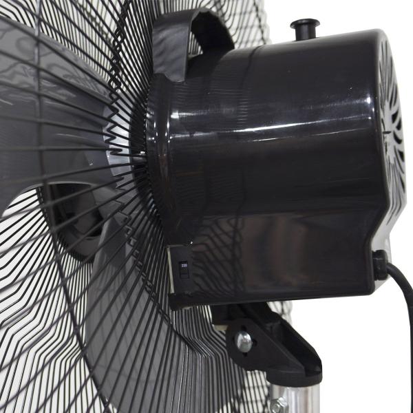 Imagem de Kit 2 Ventilador Coluna 60cm Bivolt 200W Industrial Turbo Turbão 3 Pás 120 Fios GF Vitalex Preto