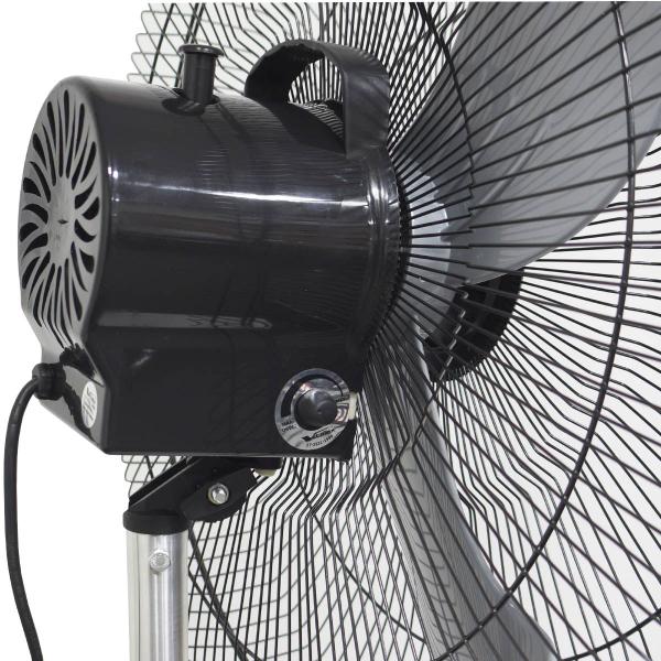 Imagem de Kit 2 Ventilador Coluna 60cm Bivolt 200W Industrial Turbo Turbão 3 Pás 120 Fios GF Vitalex Preto