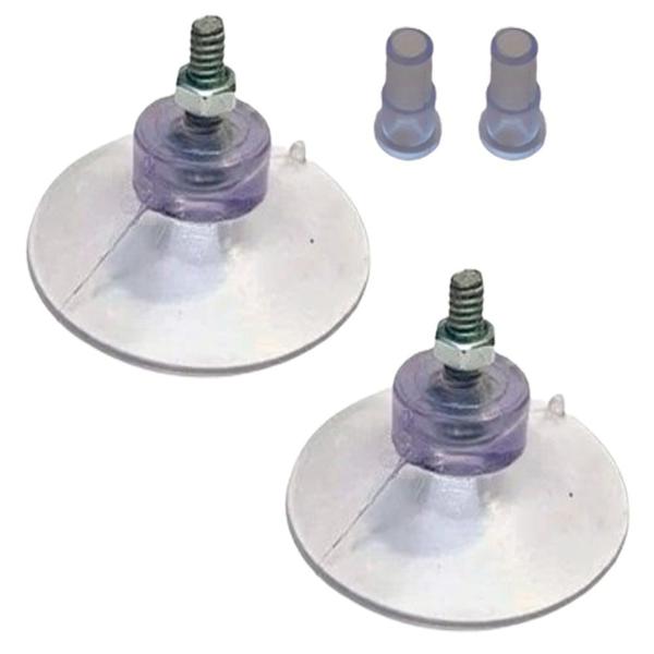 Kit 2 Ventosas de 40mm (4 cm) PVC C/Parafuso,Porca E Selante - H Plásticos Imagem de Kit 2 Ventosas de 40mm (4 cm) PVC C/Parafuso,Porca E Selante