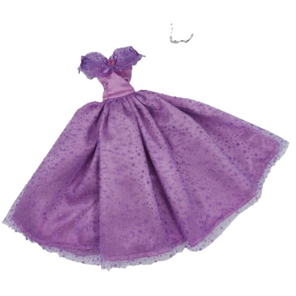 Imagem de kit 2 Vestido de debutante para boneca boneca barbie lilas e Pink