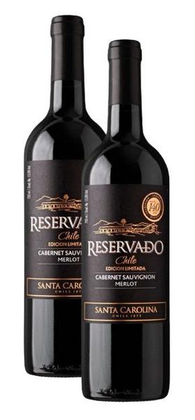 Imagem de Kit 2 Vinho Santa Carolina Edição Limitada 750ml