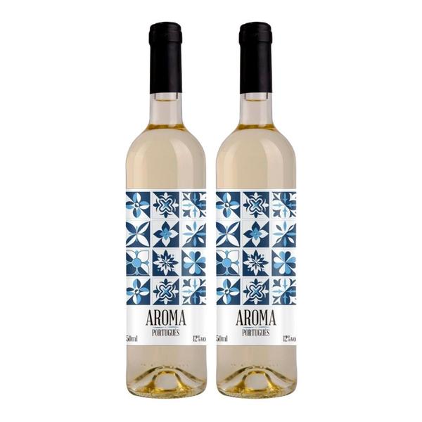 Imagem de Kit 2 Vinhos Aroma Português Branco Portugal 750ml