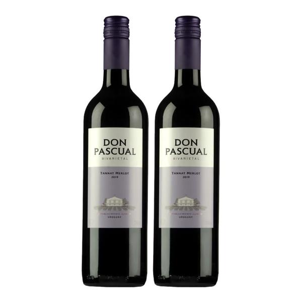 Imagem de Kit 2 Vinhos Don Pascual Tannat Merlot Tinto Uruguai 750ml