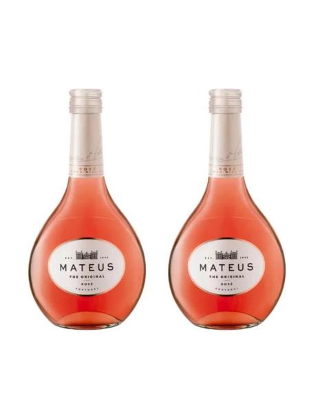 Kit 2 Vinhos Mateus Rosé Baby 187ml Imagem de Kit 2 Vinhos Mateus Rosé Baby 187ml