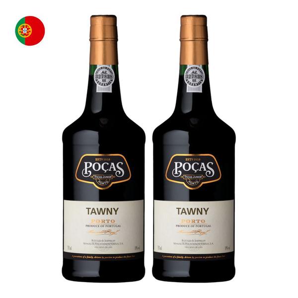 Imagem de Kit 2 Vinhos Poças Porto Tawny Tinto Portugal 750ml