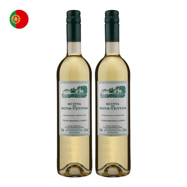 Imagem de Kit 2 Vinhos Quinta de Bons Ventos Branco Portugal 750ml