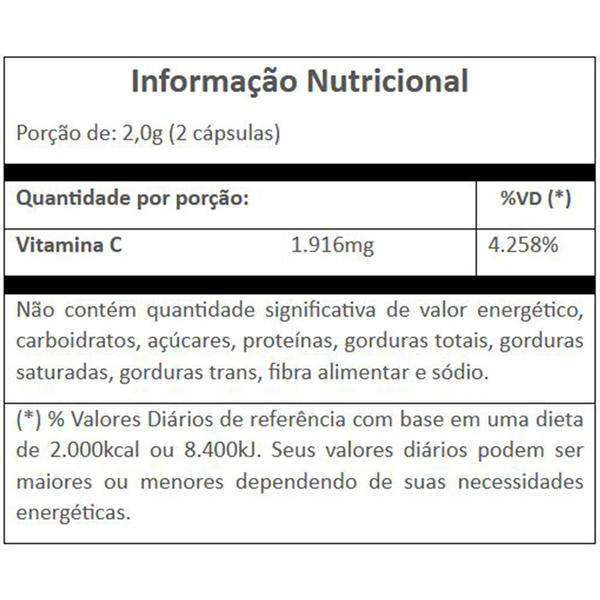 Imagem de Kit 2 Vita C3 Vitamina C Vitafor 60 cápsulas