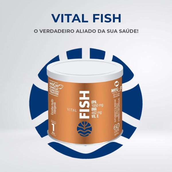 Imagem de Kit 2 Vital Fish Alta Concentração de EPA e DHA  1.000mg   Vital Âtman