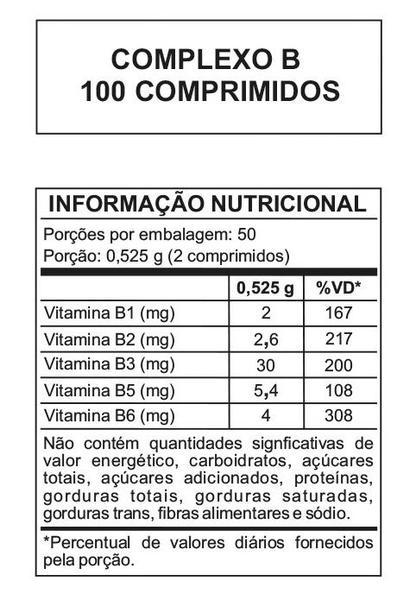 Imagem de Kit 2 Vitamina Complexo B 100 Comprimidos - Arte Nativa