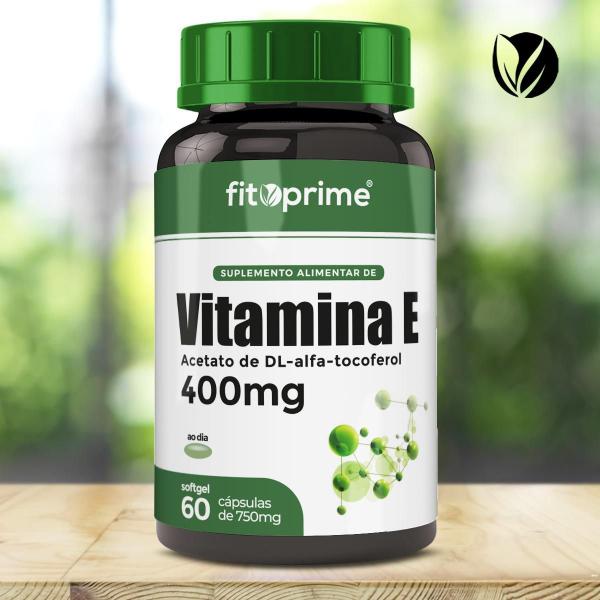 Imagem de Kit 2 Vitamina E 400Mg 400Ui Por Cápsula Com 60 Cápsulas