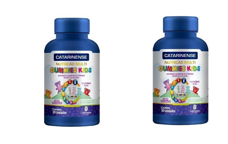 Imagem de Kit 2 Vitamina Gummies Kids 30 Gomas - Catarinense