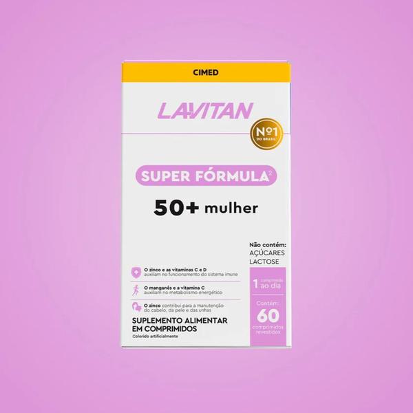 Imagem de Kit 2 Vitamina Lavitan 50+ Mulher Super Fórmula 60Cps- Cimed