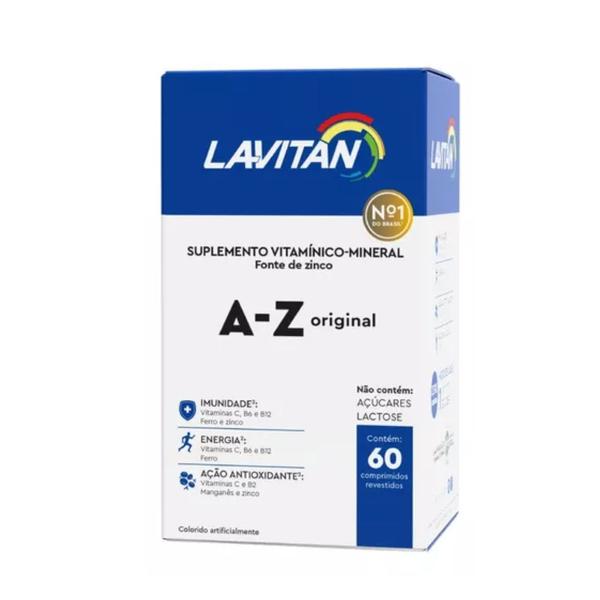 Imagem de Kit 2 Vitamina Lavitan A-Z Original 60 Cpr - Cimed