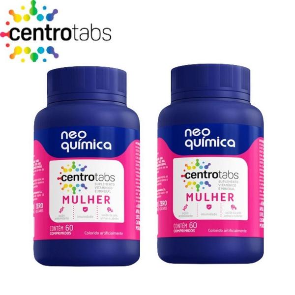 Imagem de kit 2 Vitamina NeoQuimica Mulher com 60 comp cada (2x60comp)