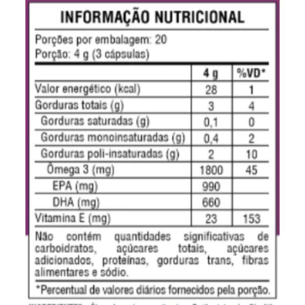 Imagem de Kit 2 Vitamina Ômega 3 Ultra Concentrado 60Cps - Catarinense