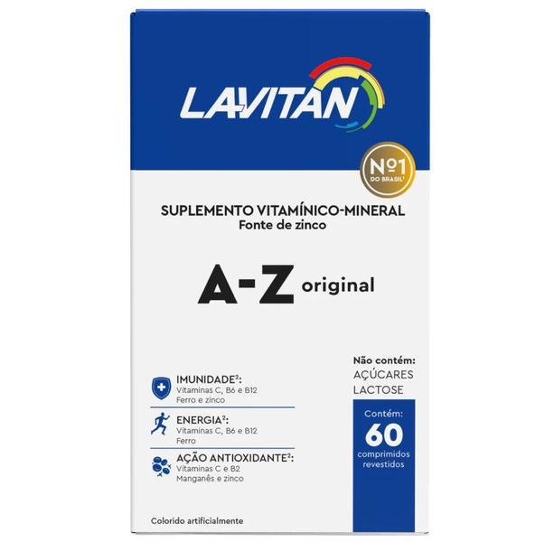 Imagem de Kit 2 Vitaminas Lavitan A-Z Original com 60 Cp  Cimed