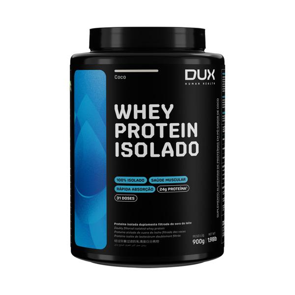 Imagem de Kit 2 Whey Protein Isolado Dux Coco 900g