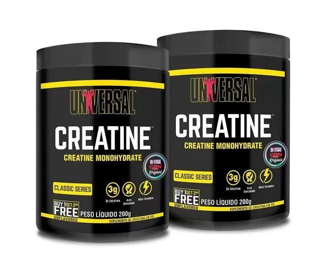 Imagem de Kit 2 x Creatina Monohidratada (200g) - Universal Nutrition