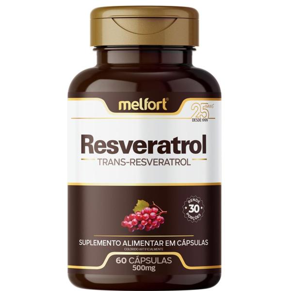 Imagem de Kit 2 x Resveratrol 500mg 120 Cápsulas - Suplemento Alimentar