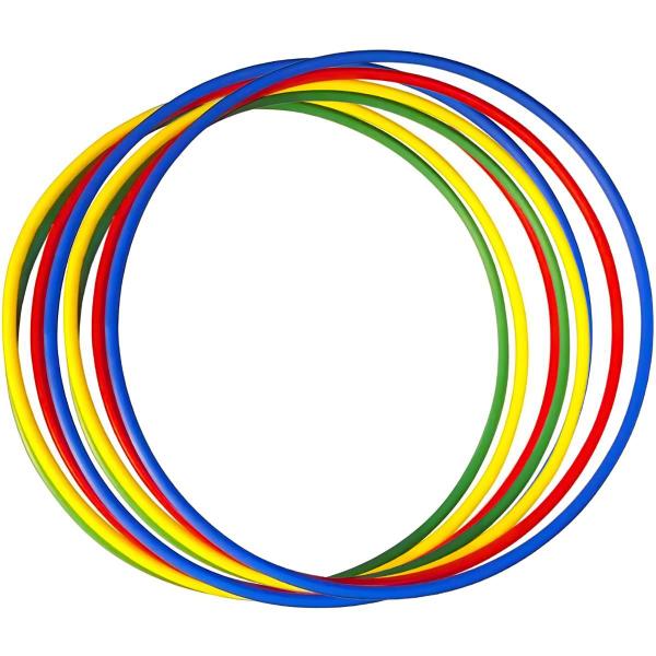 Kit 20 Bambolês Infantil 65cm Diâmetro Cores Sortidas Plástico Reforçado Atacado Exercício...