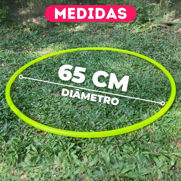 Kit 20 Bambolês Infantil Exercicios Fitness Colorido 65cm Reforçado - Casambiente Imagem de Kit 20 Bambolês Infantil Exercicios Fitness Colorido 65cm Reforçado