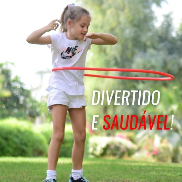 Imagem de Kit 20 Bambolês Infantil Exercicios Fitness Colorido 65cm Reforçado