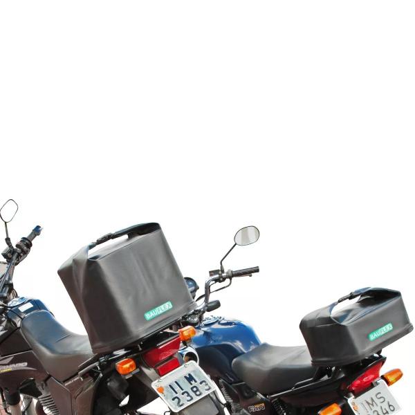 Imagem de Kit 20 Bauletos para Moto Flexível Dobravel 38L Bauflex Bagageiro Impermeável