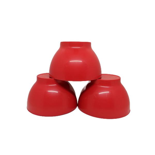 Imagem de Kit 20 Bowl Cumbuca P/ Sopas Caldos Sobremesa Plástico 700 Ml Vermelho