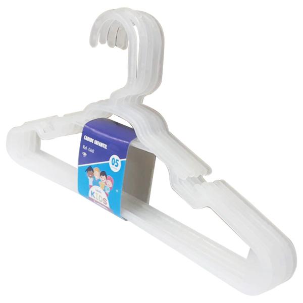 Imagem de Kit 20 Cabides Adulto + 20 Cabides Infantil Transparente