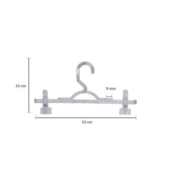 Imagem de Kit 20 Cabides Calça Fixo