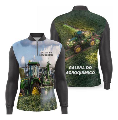 Imagem de Kit 20 Camisetas Agro Masculina Manga Longa Agroquímica Uv50