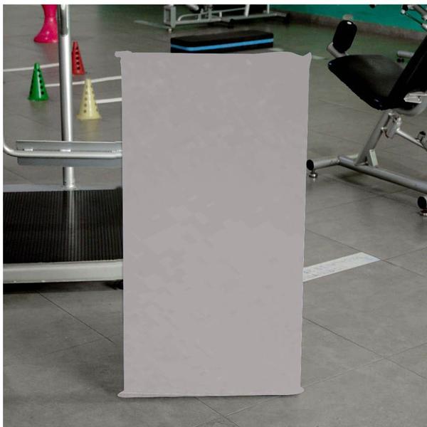 Kit 20 Colchonete Slim 95x59cm Solteiro Para Ginástica Academia Escola material sintético Cinza - Ahazzo Móveis Imagem de Kit 20 Colchonete Slim 95x59cm Solteiro Para Ginástica Academia Escola material sintético Cinza - Ahazzo Móveis