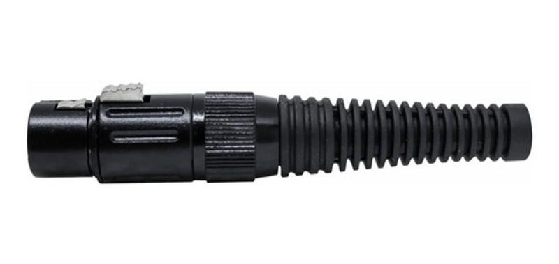 Imagem de Kit 20 Conector Xlr Canon Macho E Femea Preto Q-12 E Q-11 Bk