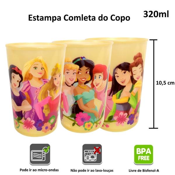 Imagem de Kit 20 Copo Cinderela Rapunzel p/ Lembrancinhas e Decoração de festa infantil