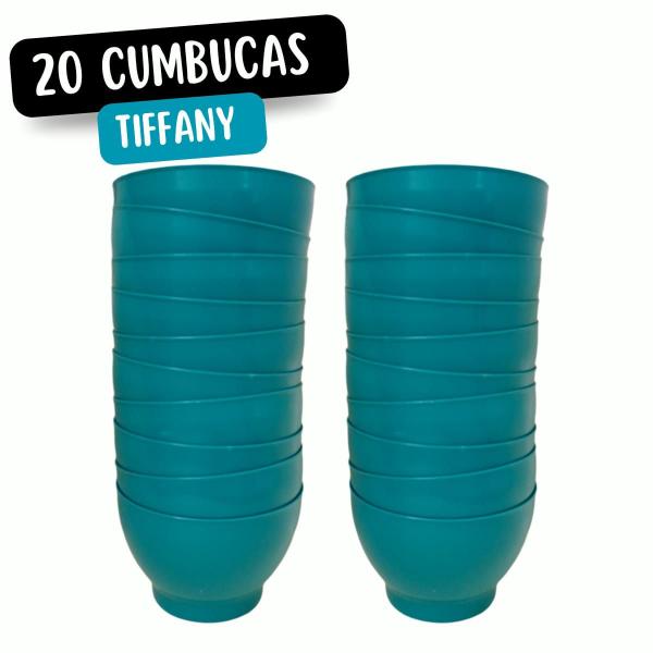 Imagem de Kit 20 Cumbucas Tigelas Sobremesa Sorvete Açaí 700ml Bowl Vasilhas para caldos