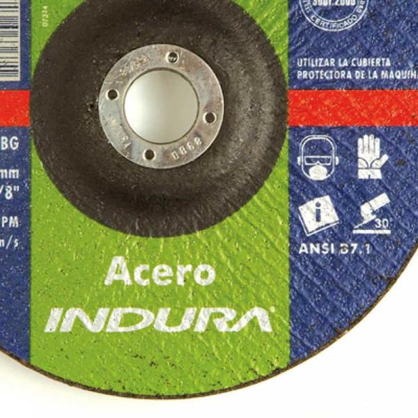 Imagem de Kit 20 Disco de Desbaste Para Metal 115 mm x 3,0 mm x 22,23 mm INDURA