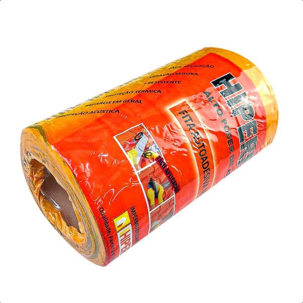 kit 20 Fita Veda Tudo Impermeabilizante Telhado 20cm X 10m - HIPER Imagem de kit 20 Fita Veda Tudo Impermeabilizante Telhado 20cm X 10m