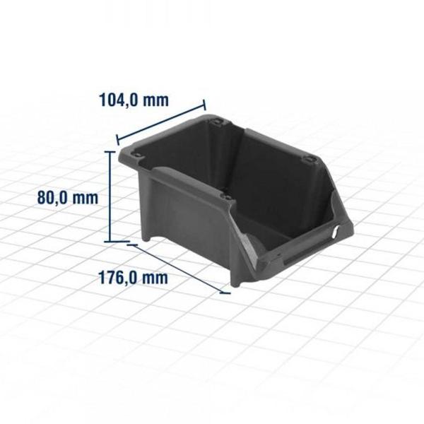 Imagem de Kit 20 Gaveta Gaveteiro Plástico Nº 03 Organizador Caixa Bin