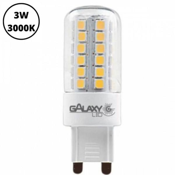 Imagem de Kit 20 lampada g9 ledpin 3w 3000k luz quente bivolt galaxy