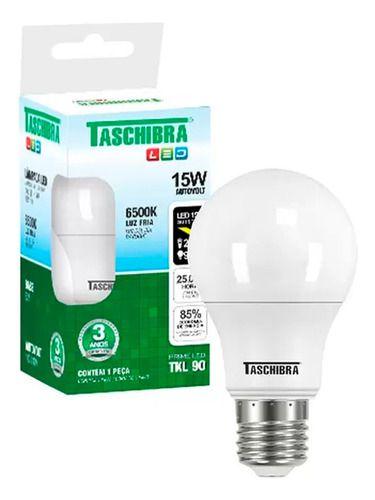 Imagem de Kit 20 Lâmpada Led 15w Bulbo 6500k Branco Frio 110/220V