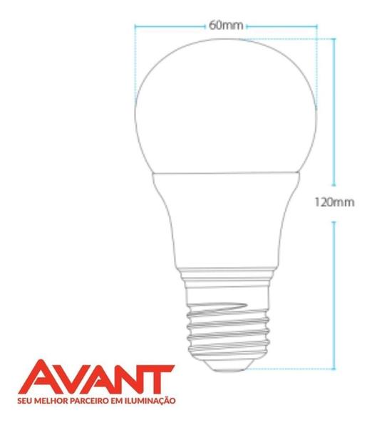 Imagem de Kit 20 Lâmpadas Led Avant 9W 6500K Bivolt - Branco Frio