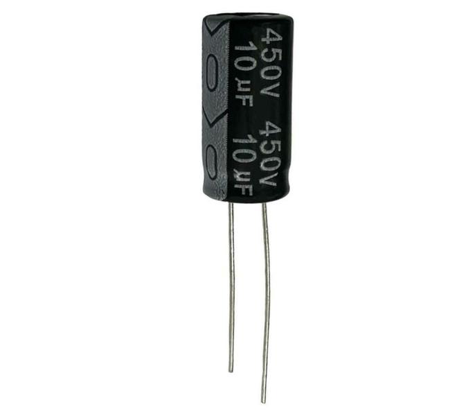 Imagem de Kit 20 pçs - capacitor eletrolitico 10x450v  - 10uf x 450v