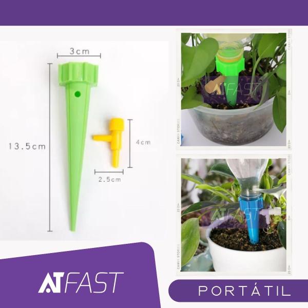 Imagem de Kit 20 Pcs Gotejador Irrigador Acoplável Garrafa Pet Planta Regador 