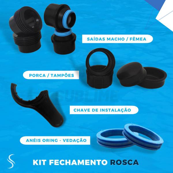 Imagem de Kit 20 Placas 3mt Aquecedor Solar Piscinas Ts Solar Rosca 