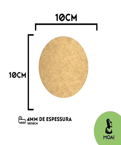 Imagem de Kit 20 Porta Copo Mdf Redondo 10 Cm Artesanato Decoração Diy