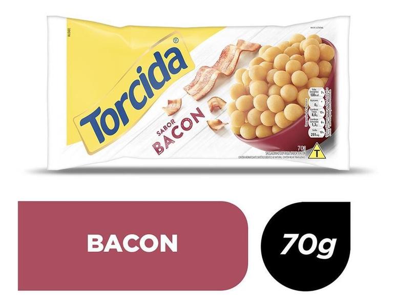 Imagem de Kit 20 Salgadinhos Torcida Sabor Bacon 70g - Lucky